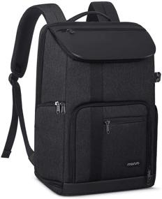 img 4 attached to 🎒 MOSISO Камера Рюкзак 17,3 дюйма: Большой футляр для DSLR/SLR/беззеркальной камеры с отделением для ноутбука, держателем штатива, дождевым чехлом - цвет Space Gray
