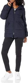 img 1 attached to 🧥 Water-Resistant Mid-Length Primaloft Puffer Jacket for Women by Daily Ritual - Amazon Brand