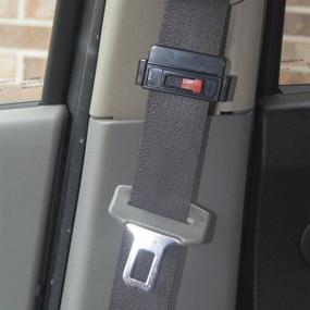 img 1 attached to 🚗 Drive with Ease and Comfort: Seat Belt Webbing Tension Adjuster - Fits All Cars, 4 Pieces