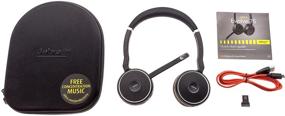 img 1 attached to 🎧 Усилите свой аудио-опыт с помощью беспроводных стереонаушников Jabra Evolve 75 UC со встроенным Bluetooth - черный