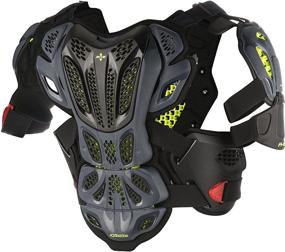 img 1 attached to ❌ Alpinestars A-10 Full Chest Protector - Anthracite/Red XL/2XL (Multi, One Size) - 6700517-1431-X-2XL