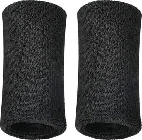 img 1 attached to WILLBOND Sweatband Wristbands Elastic Athletic