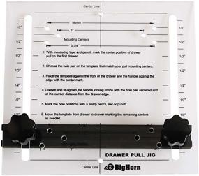 img 2 attached to 💪 Effortlessly Install Big Horn 19650 Drawer Pull with This Handy Jig