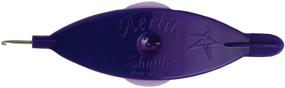 img 1 attached to Исключительный инструмент для рукоделия: ручка для плетения Handy Hands Aerlit с 2 бобинами SHH432 в красивом фиолетово-сиреневом оттенке.