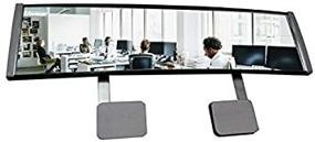 img 3 attached to 👀 Enhance Your View with ModTek's New EX Large High Definition Wide Angle Rear View Mirror for PC Monitors or Anywhere