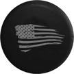 waving american tattered military wrangler exterior accessories logo