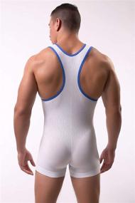 img 1 attached to Sandbank American Wrestling Jockstrap Underwear Sports & Fitness for Team Sports