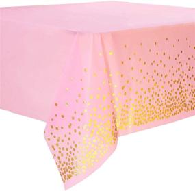 img 4 attached to Duocute Disposable Tablecloth Rectangular Bachelorette