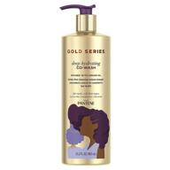 pantene gold series sulfate-free co-wash with argan oil for curly, coily hair - deep hydration 15.2 fl oz (packaging may vary) logo