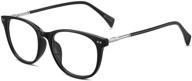 👓 anrri lightweight frame blue light blocking glasses for computer eyewear (black) logo