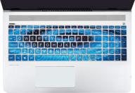 blue star keyboard cover for hp envy x360 2-in-1 15.6inch 15m-bp 15m-bq, 2020 hp 15.6 🔵 laptop, hp pavilion x360 15.6 inch, hp envy 17.3inch 17t 17m 17-by 17-bs 17-bw 17-by1053dx - protective skin logo