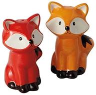 dii foxes ceramic salt & pepper shakers: whimsical tabletop decor for fox lovers logo