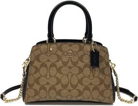 img 4 attached to Coach Lillie Carryall Signature Canvas Women's Handbags & Wallets in Crossbody Bags