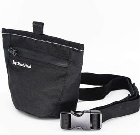 img 1 attached to 🐶 FARAER Dog Treats Training Pouch with Magnetic Closure and Waist Belt - Includes Training Clicker. Doggie Puppy Snack Reward Bags, Bait Pouches, and Treat Carrier Holder.