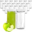glass bottles juicing smoothie containers logo