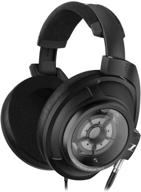 🎧 sennheiser hd 820: ultimate audiophile reference headphones with ring radiator drivers and glass reflector technology - sound isolation, closed earcups, balanced cable, 2-year warranty (black) logo