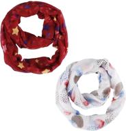🧣 комплект из 2 шарфов для маленьких девочек на осень и зиму, легкий бесконечный шарф для лучшего seo логотип