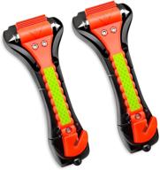 gooacc car hammer seatbelt cutter: auto life saving tool kit, 2 pcs logo