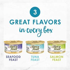 img 3 attached to 🐟 Premium Seafood Grilled Collection: Purina Fancy Feast Gravy Wet Cat Food Variety Pack - 24 Cans, 3 oz. Each