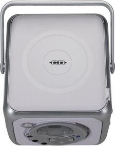 img 2 attached to Jensen FM Stereo CD555 Bluetooth Boombox - Silver, 7.00 x 9.75 x 6.00 inches
