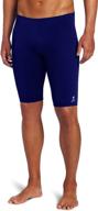 🩳 boys' solid durafast jammer swim suit by tyr sport logo