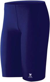 img 1 attached to 🩳 Boys' Solid Durafast Jammer Swim Suit by TYR Sport