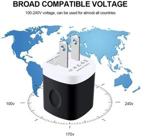 img 2 attached to 🔌 Блок зарядки Cube 1A 10PC адаптер USB зарядного устройства - Зарядное устройство для одного порта из розетки USB | Совместимо с iPhone 12/11 Pro Max/SE/X/8/7, Samsung Galaxy S21/S20/S10e/A51/A71, Note 20 Ultra, Moto G9 Plus