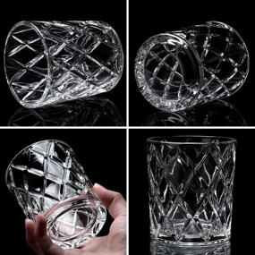 img 1 attached to 🥃 Exquisite Italian Glass Whiskey Decanter with Lightening Design - Elevate Your Spirits!