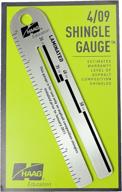 📏 4/09 shingle gauge by haag logo