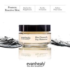 img 1 attached to 🌿 Elevate your Skincare Routine with evanhealy Blue Chamomile Day Moisturizer for Sensitive Skin