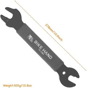 img 3 attached to 🚴 Bikehand Bicycle Pedal Remover Wrench Cone Spanner- Excellent Tool for Road and Mountain Bikes - 15mm 16mm 17mm Sizes Included