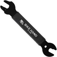 🚴 bikehand bicycle pedal remover wrench cone spanner- excellent tool for road and mountain bikes - 15mm 16mm 17mm sizes included логотип