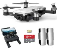 🚁 contixo f30 drone - wifi 4k uhd camera and gps, fpv quadcopter for kids & adults, foldable mini drone, brushless motor, follow me, two batteries, carrying case included logo