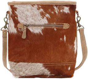 img 1 attached to Upcycled Cowhide Shoulder 👜 Women's Handbags & Wallets: Myra Bag