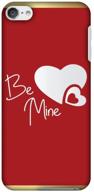 amzer slim fit handcrafted designer printed snap on hard shell case back cover with screen cleaning kit skin for ipod touch 6th generation - be mine hd color, легкий задний корпус с улучшенным seo логотип