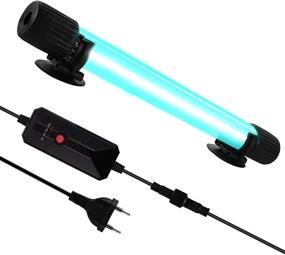 img 4 attached to 🐠 LEDGLE Submersible Aquarium Light with Timer, 13W Clean Water Lamp for Green & Clear Aquariums - Waterproof & Energy Saving