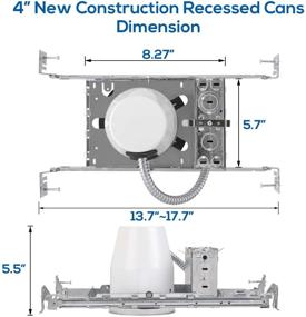 img 2 attached to 🔌 Enhance Your Construction Projects with LUMINOSUM UL Listed Recessed Connector