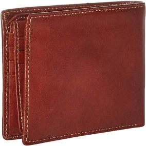 img 3 attached to 💼 Bifold Coin Snap Pouch Wallet: Premium Italian Leather with Removable ID & Credit Card Passcase
