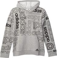 👕 stay stylishly cozy with adidas boys' pullover logo sweatshirt logo