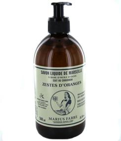 img 2 attached to 🍊 Marius-Fabre Marseille Liquid Soap, 500ml, Enhanced with Orange Zest Essential Oils