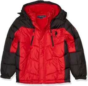 img 4 attached to U S Polo Assn Puffer 57 Boys' Clothing for Jackets & Coats