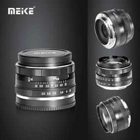img 2 attached to 📷 Meike 50mm f2.0 Large Aperture APS-C Manual Focus Lens for Sony E Mount Mirrorless Camera: NEX 3, NEX 3N, NEX 5, NEX 5T, NEX 5R, NEX 6, NEX 7, A6400, A5000, A5100, A6000, A6100, A6300, A6500, A6600