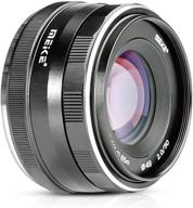 📷 meike 50mm f2.0 large aperture aps-c manual focus lens for sony e mount mirrorless camera: nex 3, nex 3n, nex 5, nex 5t, nex 5r, nex 6, nex 7, a6400, a5000, a5100, a6000, a6100, a6300, a6500, a6600 logo