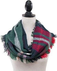 img 2 attached to StylesILove Collection Infinity Regular Buffalo Women's Accessories in Scarves & Wraps