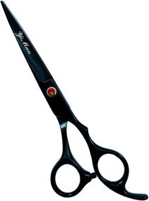 img 4 attached to Professional 6 Inch Hair Cutting Shears for Salon and Barber - Razor Edge Scissor for Men, Women, and Kids - Hairdressing Scissors/Shears (Color C) (Color B)