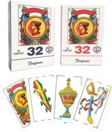 🎴 2 packs of spanish playing cards, puerto rico playing cards, waterproof pvc plastic poker cards for family, school, travel, or party games - ideal creative gift логотип