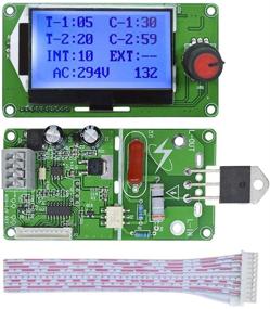 img 4 attached to 🔥 Aideepen 40A Digital Double Pulse Encoder Spot Welder Controller Board with LCD Display - Enhanced Welding Transformer Efficiency