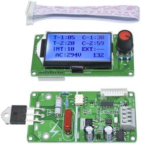 img 1 attached to 🔥 Aideepen 40A Digital Double Pulse Encoder Spot Welder Controller Board with LCD Display - Enhanced Welding Transformer Efficiency