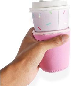 img 1 attached to Reusable Drink Sleeves Cups Fits