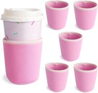 reusable drink sleeves cups fits logo